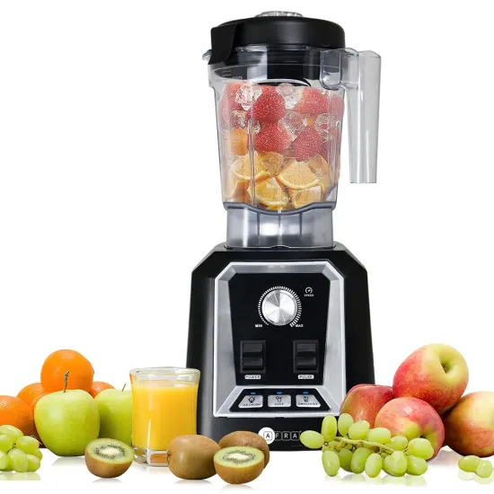 AFRA PROFESSIONAL BLENDER 1600W, PC UNBREAKABLE JAR, DRY GRINDING + WET GRINDING & 9540 COPPER MOTOR , OVERLOADED PROTECTION -2000ML