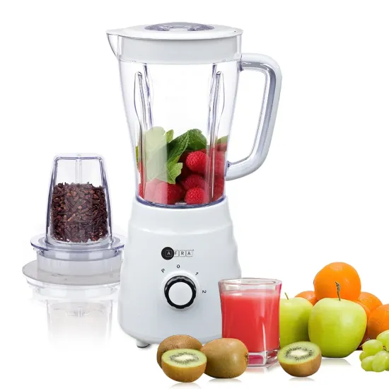 AFRA Japan BLENDER, AF-500BLWT, 500W, 2 In 1 Set, Stainless Steel Blade, 1.5L, 2 Speeds, Pulse Function.