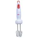 AFRA Japan Hand Blender Set, 700W, Stainless Steel Shaft, Quad Blade System, White/Red, 2 Years Warranty.