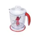 AFRA Japan Hand Blender Set, 700W, Stainless Steel Shaft, Quad Blade System, White/Red, 2 Years Warranty.