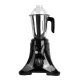 AFRA Heavy-Duty Mixer Grinder, 3 in 1, Black Gloss Finish, Stainless Steel Jars & Blades, Total Jar Capacity 2900ml, 750W, 18000 RPM Motor, ESMA, RoHS, and CB Certified, AF-7500BLBK, 2 Years Warranty