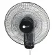 AFRA Wall Mount Fan, 16 Inch, 60w, 5.5m3/min Flow Rate, 90° Oscillation, RPM 1250 with 3 Speed Setting, Black, AF-1612WFBK, 2 Year Warranty