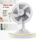 AFRA Electric Table Fan, 45W, White, G-Mark, ESMA, RoHS, And CB Certified, AF-1645WT, 2 Years Warranty