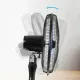 AFRA Electric Stand Fan, 60W, Adjustable Height, 5 Blades, Includes Remote Control, Black, G-Mark, ESMA, RoHS, And CB Certified, AF-1660BKR, 2 Years Warranty