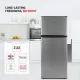 AFRA Refrigerator, Double Door, Vertical, 340L Capacity, No Frost, Reversible Doors, Electronic Control, Child Lock, G-MARK, ESMA, ROHS, AF-3400RFSS, 2 years Warranty