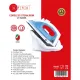 AFRA Cordless Steam Iron, 1600 W, Multiple Functions, Ceramic Coat Soleplate, Quick Reheat, Cordless, Water Level Indicator, Overheat Protection, Smooth Ironing, White/Blue, G-MARK, ESMA, ROHS, And CB Certified With 2 Years Warranty.