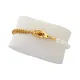 AFRA PEARLET GOLD STAINLESS STEEL BRACELET