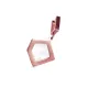 AFRA GLAZE ROSEGOLD STAINLESS STEEL EARRING