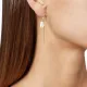 AFRA DANGLING GOLD STAINLESS STEEL EARRING