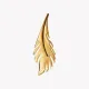 AFRA PALMETTE GOLD STAINLESS STEEL EARRING