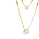 AFRA JEWEL GOLD STAINLESS STEEL NECKLACE