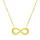 AFRA INFINITE GOLD STAINLESS STEEL NECKALCE