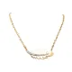 AFRA PALMETTE GOLD STAINLESS STEEL NECKLACE