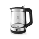 AFRA Electric Kettle, 1.7L Capacity, 2200W, Automatic Shut-off, Overheat Protection, Glass and Silver, G-Mark, ESMA, RoHS, CB, AF-171850KTGS, 2 years warranty