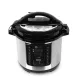 AFRA Electric Pressure Cooker, 12 in 1, Multifunction, 8L Capacity, 1300W, Silver, Stainless Steel, GMARK, ESMA, RoHS, And CB Certified, AF-8035PCSS, With 2 Years Warranty