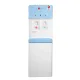 AFRA Japan Water Dispenser Cabinet, 600W, 5L, Floor Standing, Top Load, Compressor Cooling, 2 Tap, Stainless Steel Tanks, Blue & White, G-MARK, ESMA, ROHS, and CB Certified, AF-95WDWT, 2 Years Warranty.