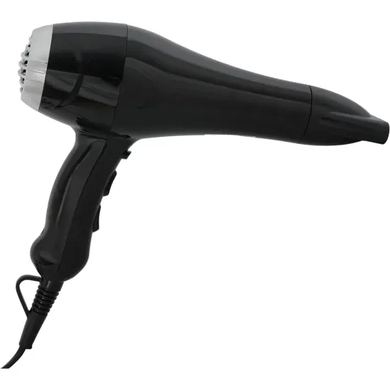 AFRA Hair Dryer With 2 Speed & 3 Heat Seating With Removable End Cap & Easy Clean, 2300w, Cool Shot Function With Concentrator, AF-2309HDBK, 1 Year Warranty