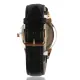 AFRA Conrad Gentleman’s Watch, Japanese Design, Rose Gold Metal Alloy Case, Leather Strap, Water Resistant 30m