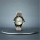 AFRA NAVIGATOR GENTS WATCH SILVER CASE WHITE DIAL SILVER BRACELET