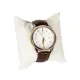 AFRA ELEMENTAL GENTS WATCH ROSE GOLD CASE WHITE DIAL BROWN LEATHER