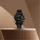 AFRA DONOVAN GENTS WATCH CHRONO BLACK CASE BLACK DIAL BLACK BRACELET