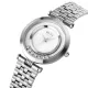 AFRA Ballare Ladies Watch Silver Case White Dial Silver Bracelet