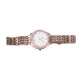 AFRA EDWINA LADIES WATCH ROSEGOLD CASE SILVER MOP DIAL ROSEGOLD BRACELET