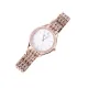 AFRA EDWINA LADIES WATCH ROSEGOLD CASE SILVER MOP DIAL ROSEGOLD BRACELET