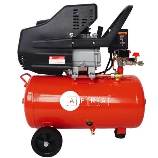 AFRA Japan Air Compressor, 240 V, 24 L Tank, 8 Bar Pressure, Portable Design, Low Noise, , Accessories Included,