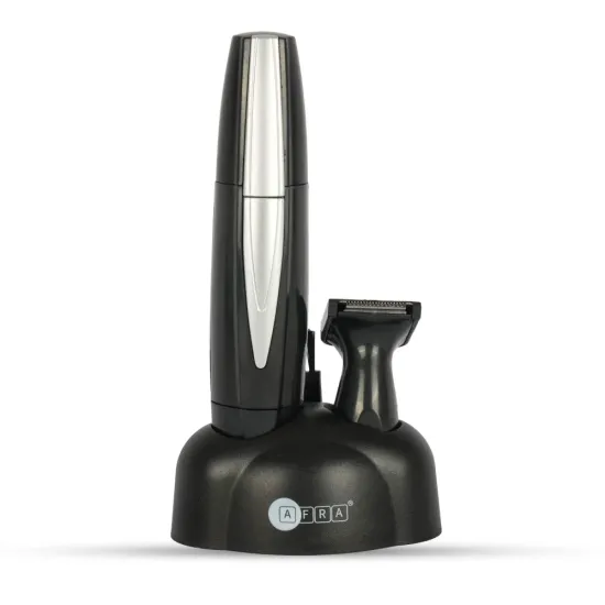 AFRA NOSE/BEARD TRIMMER WITH CLEANING BRUSH & BASED STAND